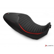 LUIMOTO Classic Sport Edition Rider Seat Cover for the DUCATI DIAVEL 1260 (2019+) - Low Seat